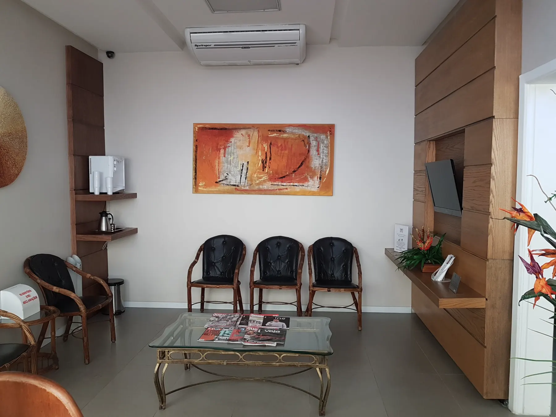 Sala de espera da Clínica Floresta